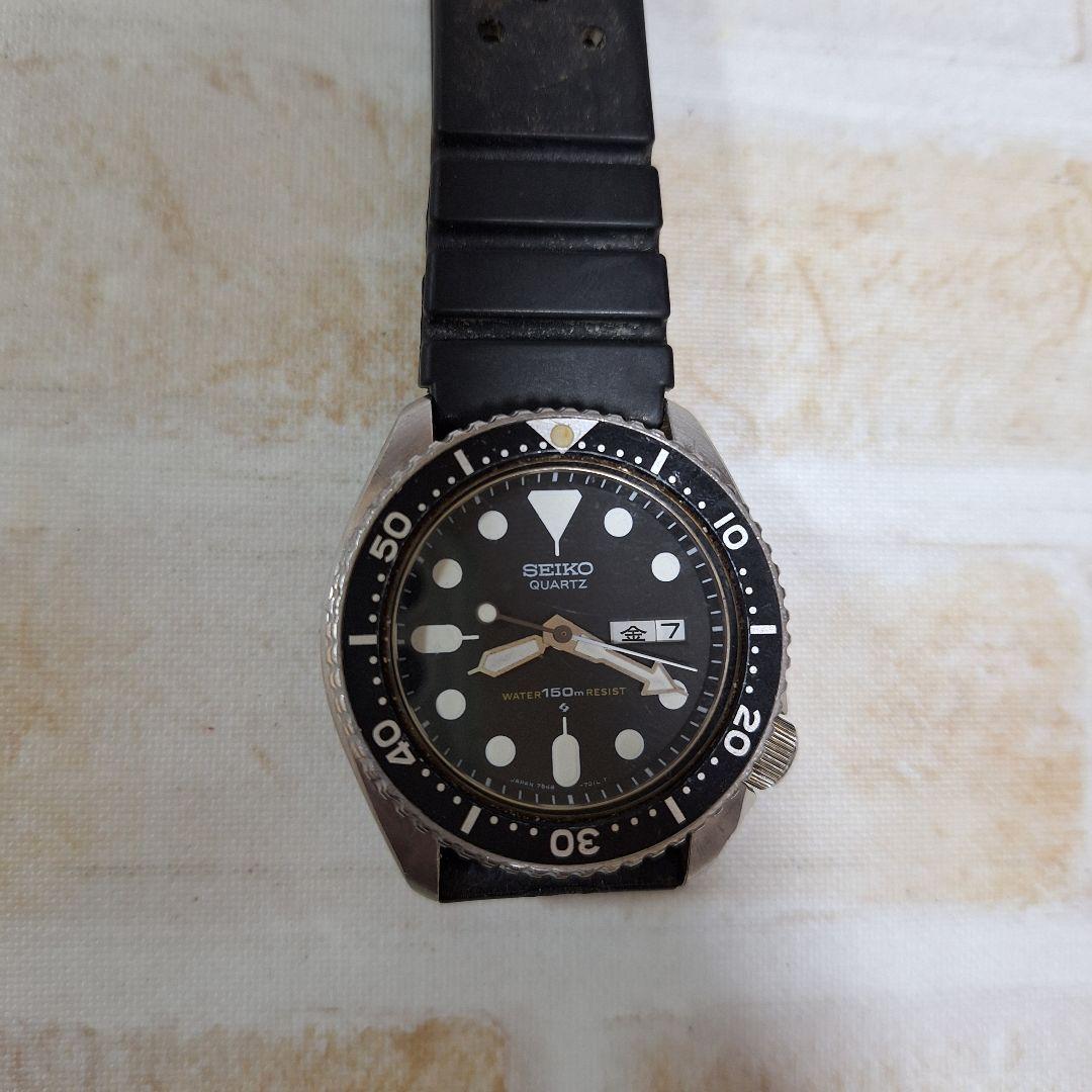 SEIKO ダイバー7548-7000クォーツ 腕時計 150m防水 - メルカリ