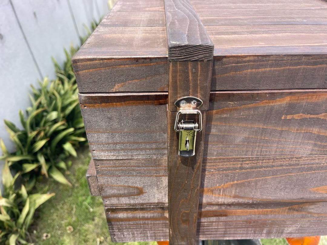 スーパーカブ ハンターカブなどに！！木製レトロリアボックス - メルカリ