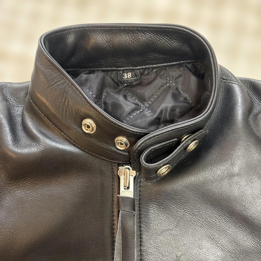 freedom ライダースジャケット シングル 38 カウレザー - メルカリ