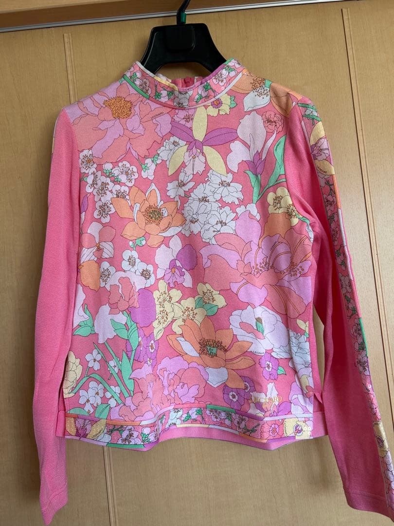 LEONARD SPORT フラワー 長袖トップス サイズ40 レオナール