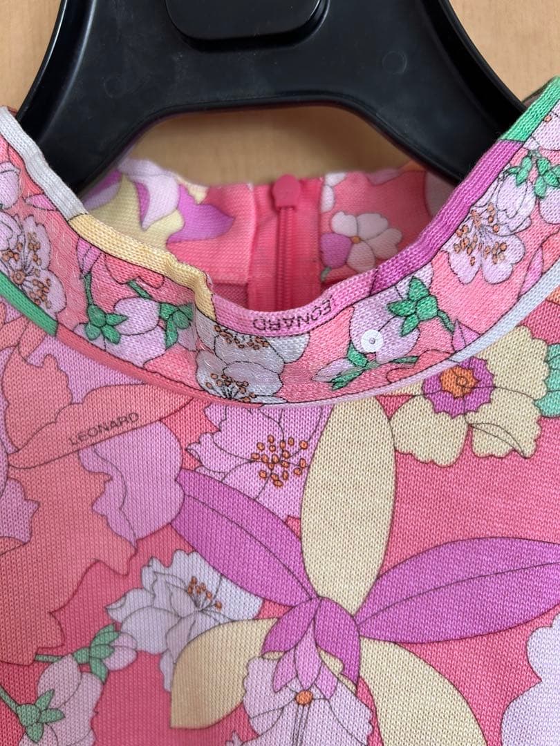 LEONARD SPORT フラワー 長袖トップス サイズ40 レオナール