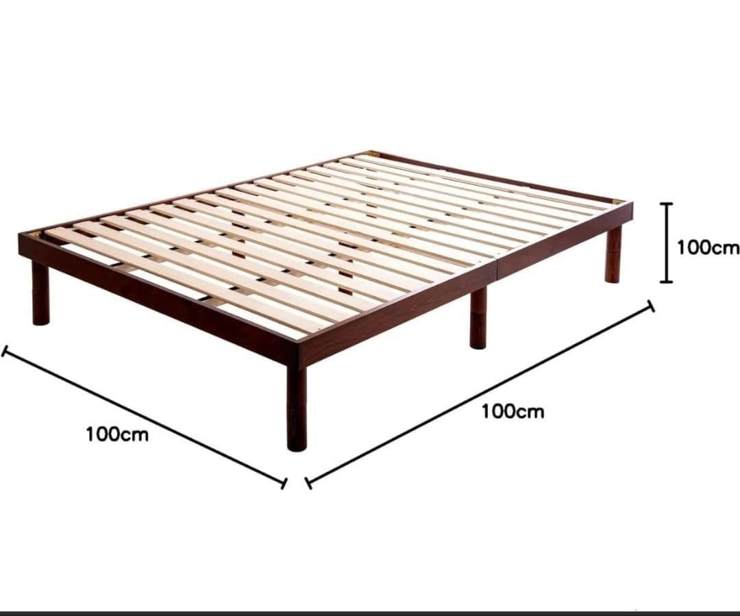 タンスのゲン ベッド ダブル ブラウン タンスのゲン ベッド マットレス付き すのこベット シングル