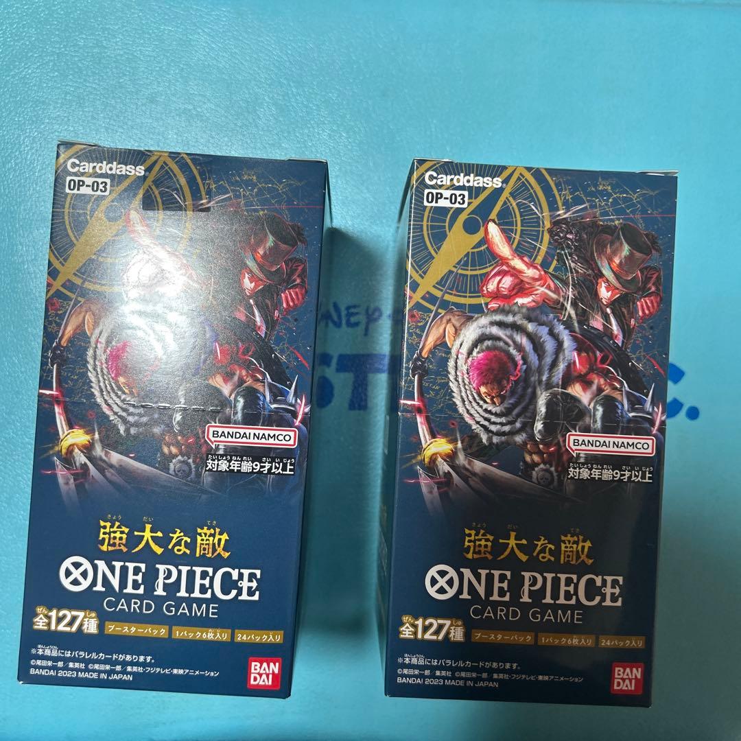 a*k様 ワンピカード　強大な敵　未開封　BOX Amazon.co.jp: バンダイ (BANDAI) ONE PIECEカードゲーム 強大な敵【OP