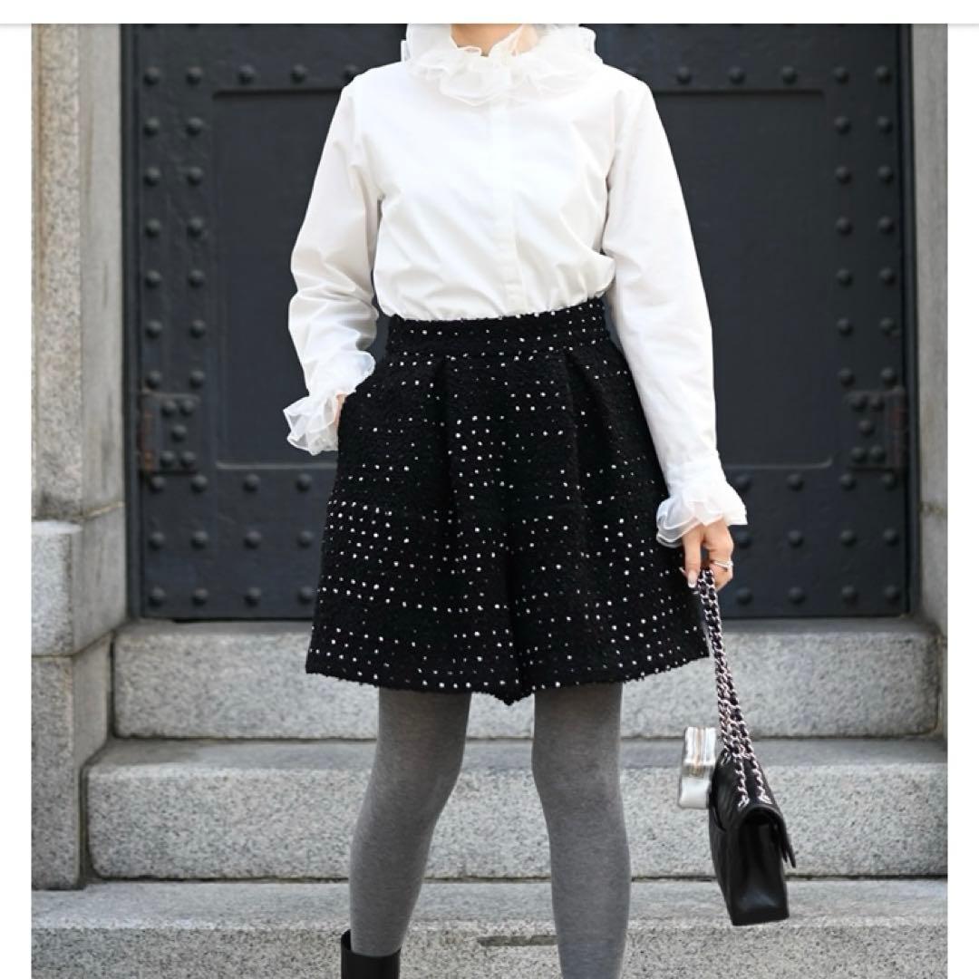 ドットツイードタックショートパンツ02 トレフルプラスワン ドットツイードタックショートパンツ | Bottoms,ショート