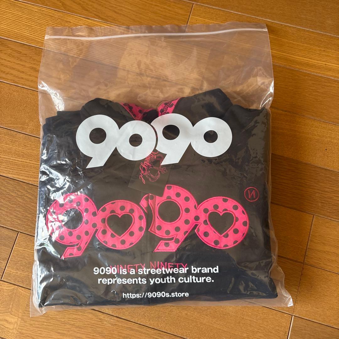 9090 girl OG Logo Valentine Zip Hoodie - メルカリ