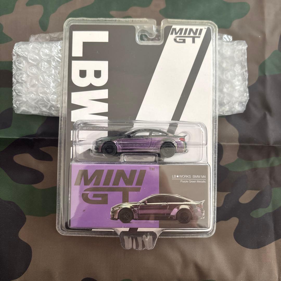 MiNiGT 228 LBWORKS  M4 パープルグリーンメタリック Mini GT 228 LB☆WORKS BMW M4 Purple-Green Metallic - YouTube