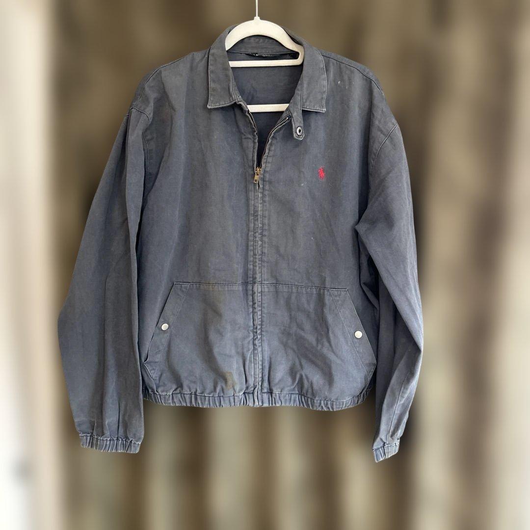 ラルフローレン スイングトップ 80s〜90s 三角タグ ネイビー L usa製