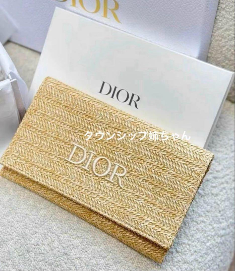 ディオール ノベルティ ストローポーチ クラッチバッグ - メルカリ