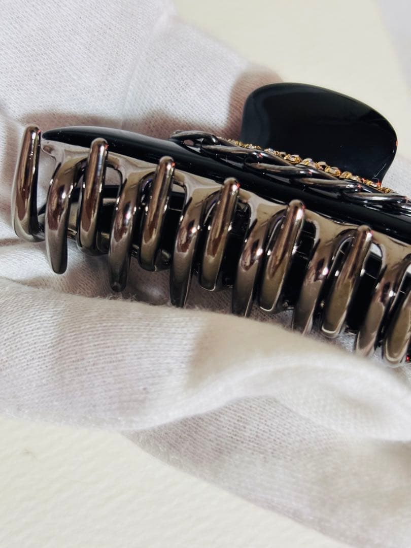 レア/極美品】アッカaccaクリップ ピン チェーン 黒 コラーナ