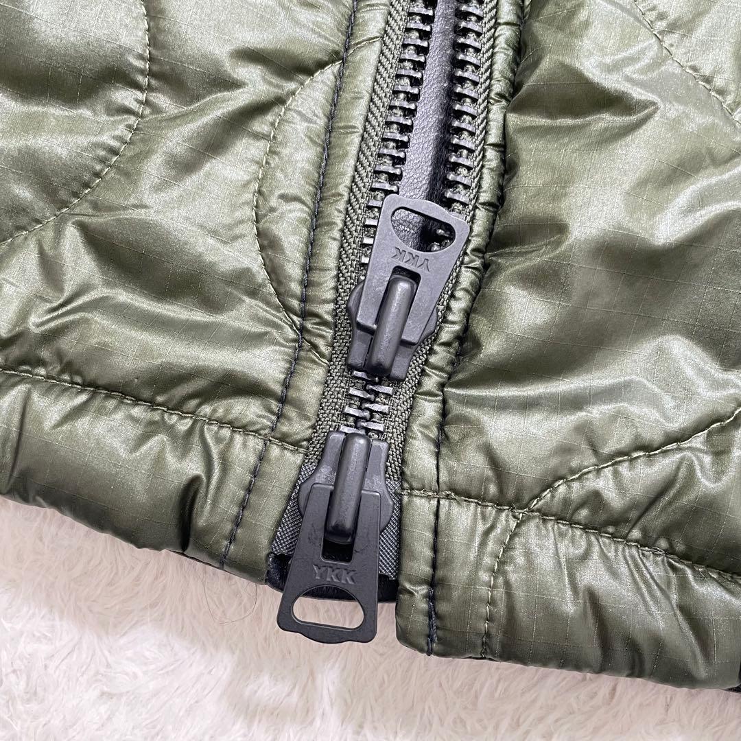 レトログレード ダブルライダースジャケット 異素材切替 キルティング