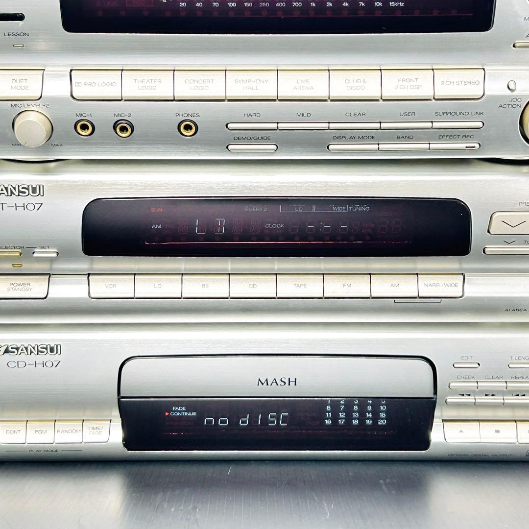 ジャンク サンスイ システムコンポ AV-H07 T-H07 CD-H07 - メルカリ