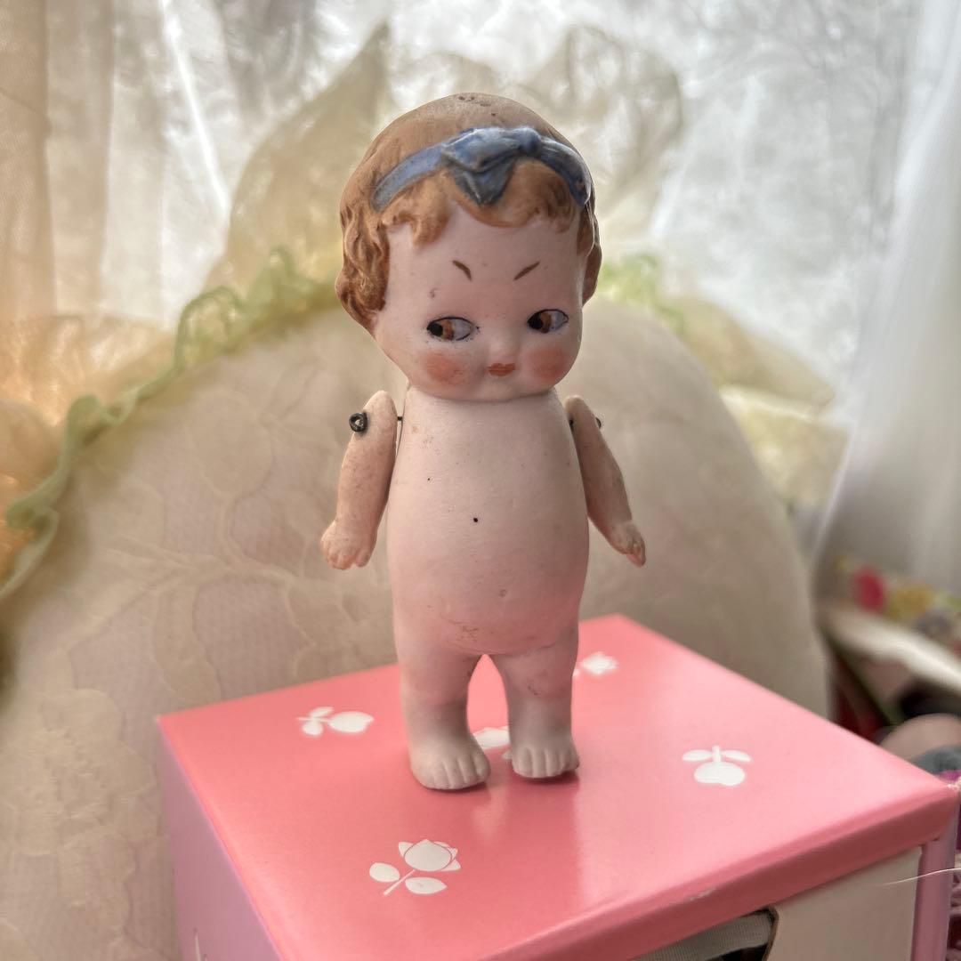 アンティークドイツ製キューピードール ドイツ製キューピー - 西洋骨董・アンティーク レース・ドール