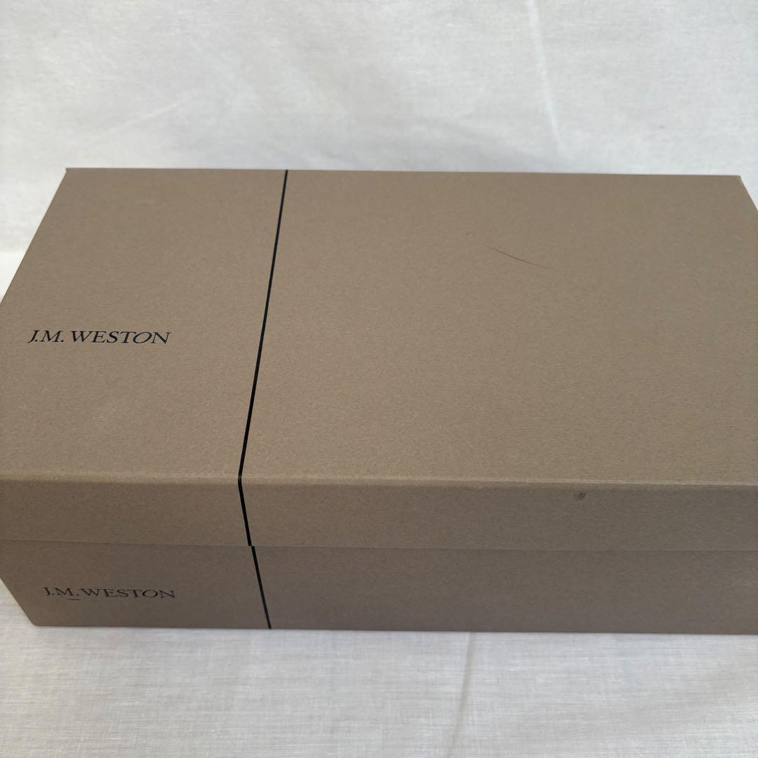 【美品】J.M.WESTON 7 EYELETS BLACK BOXCALF