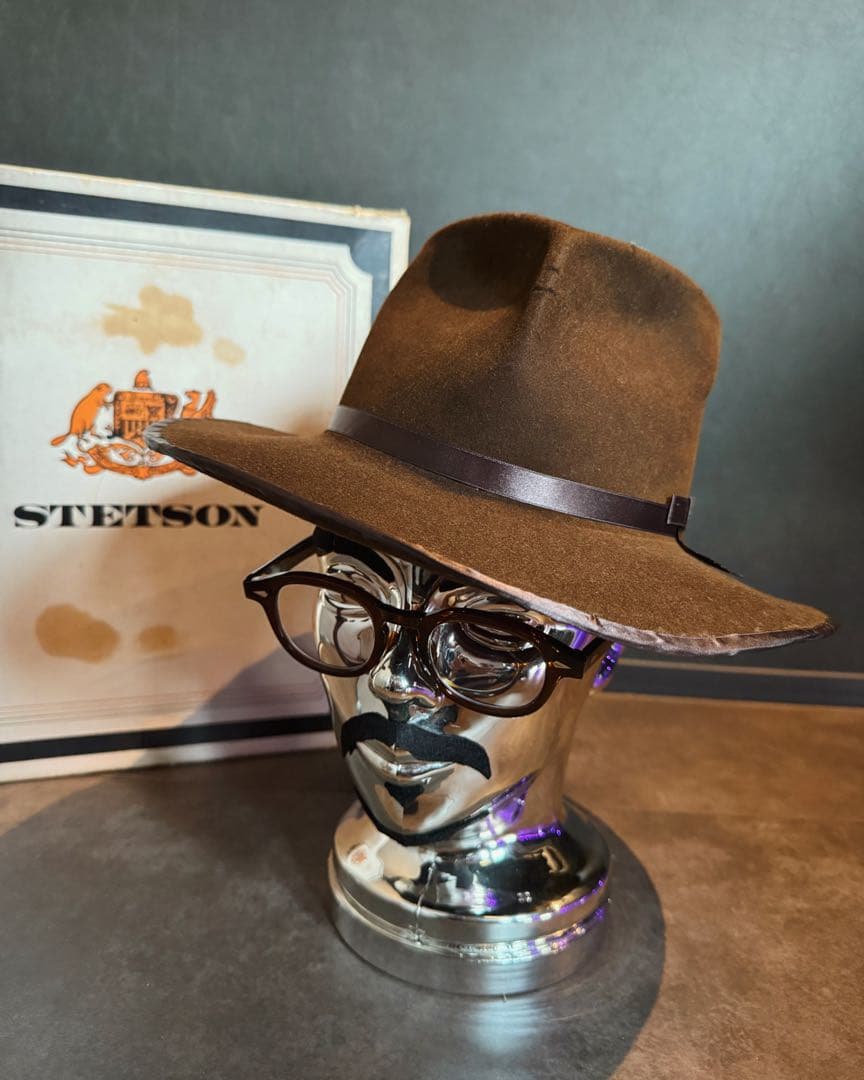 Vintage] 3XXX ビーバーハットブラウン