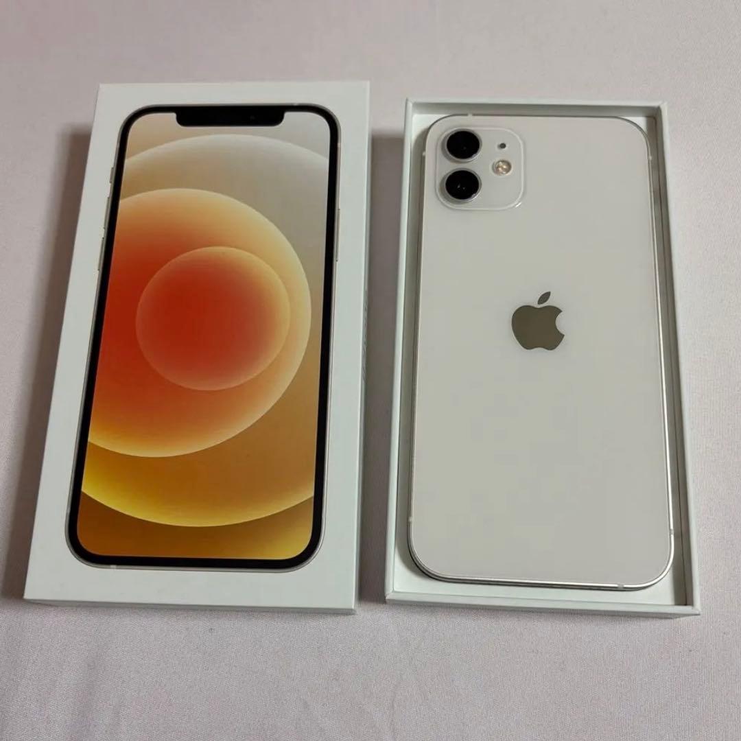 【お値下げ】iPhone12 64GB ホワイト 本体｜動作確認済｜初期化済 iPhone 12 64GB ホワイト Softbank 白ロム 動作確認済 78%【全額返金