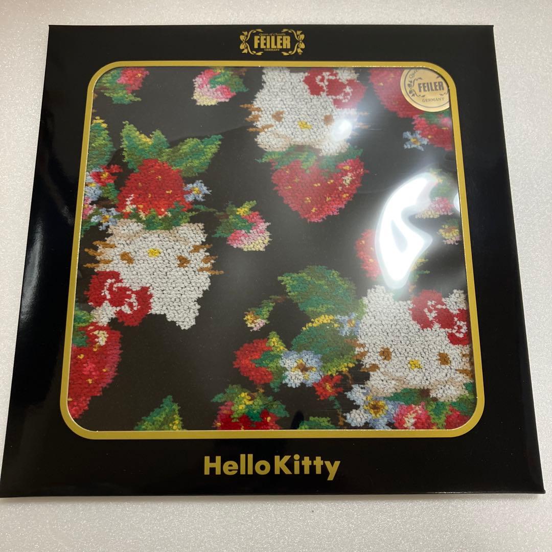 フェイラー　キティ　いちご　ストロベリー　ハンカチ フェイラー HELLO KITTYコラボ ハローキティ ストロベリー いちご