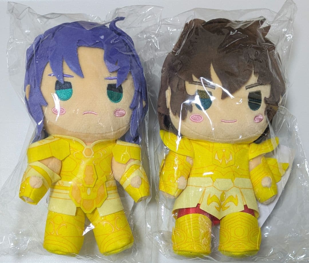 聖闘士星矢 フォルメイツあくちょんぬいぐるみ黄金聖闘士 双子座 サガ アイオロス TVアニメ『聖闘士星矢』より「フォルメイツあくちょんぬいぐるみ 黄金