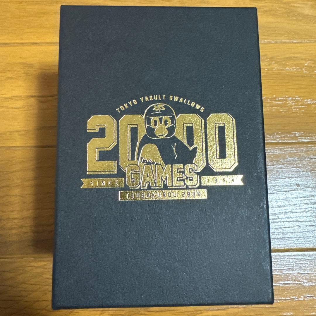 つば九郎　主催2000試合試合出場達成記念ワイングラス つば九郎 主催2000試合試合出場達成記念ワイングラス つば九郎 主催