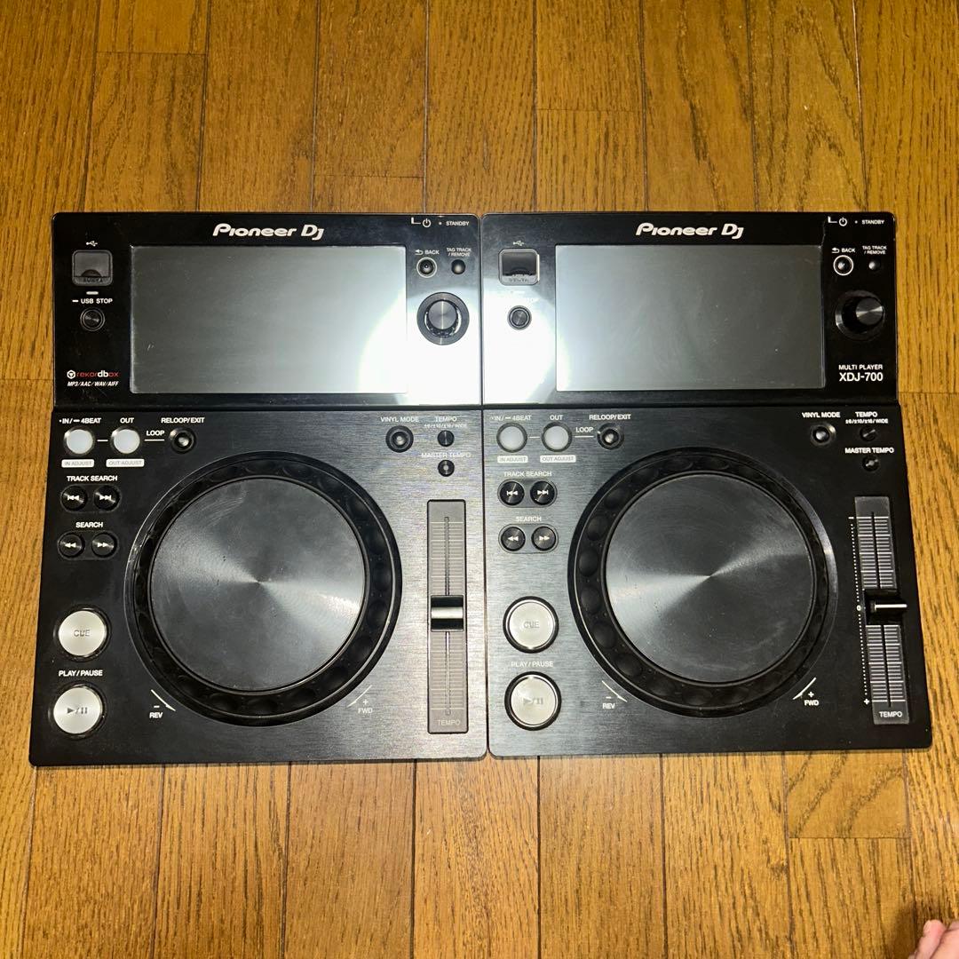Pioneer DJ XDJ-700 2台 djm-250mk2-xdj-700pk_group.jpg