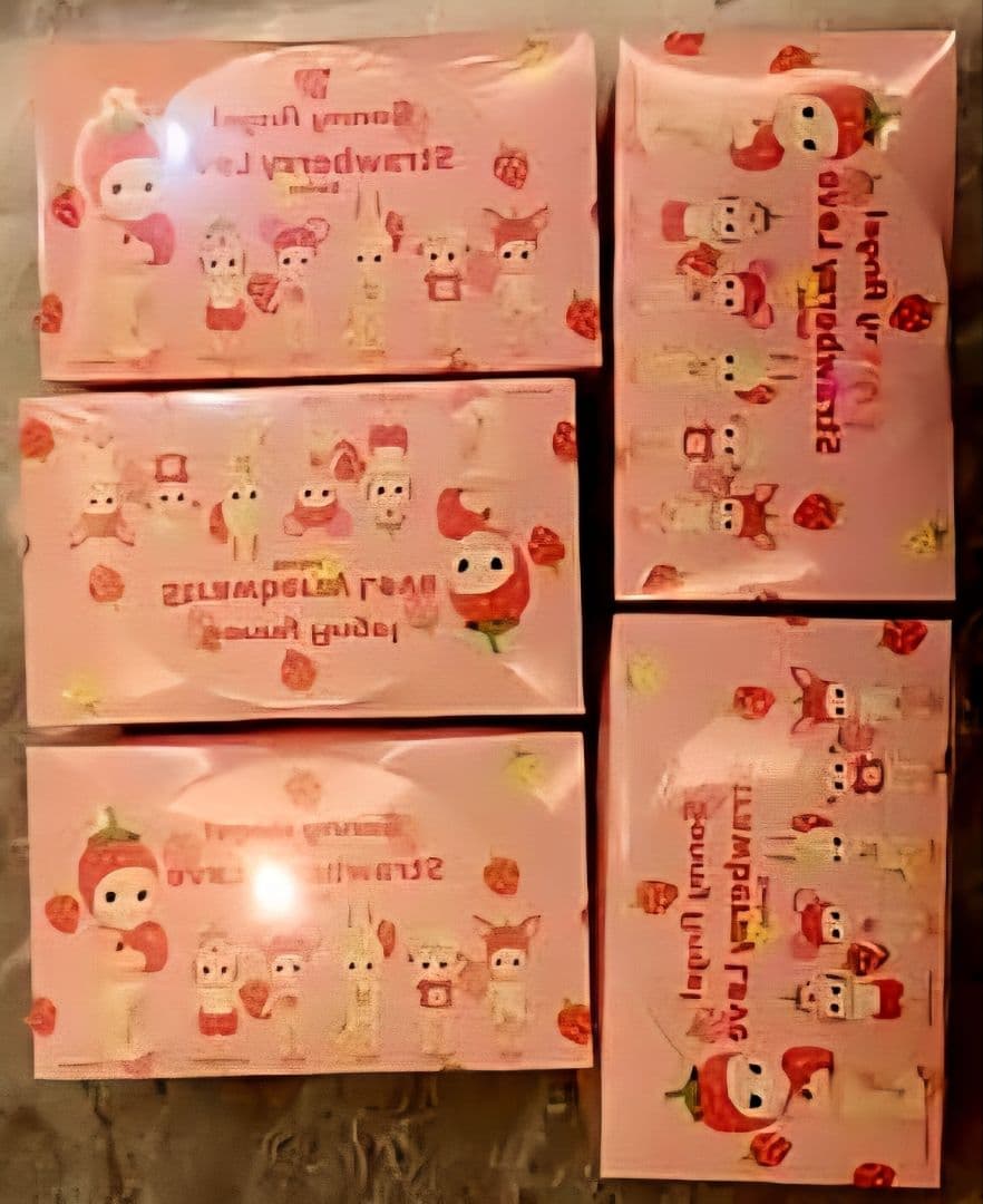 ソニーエンジェル ストロベリーラブ シリーズ、シュリンク付き　新品未開封5箱 ソニーエンジェル ストロベリーラブシリーズ アソートボックス 新品未