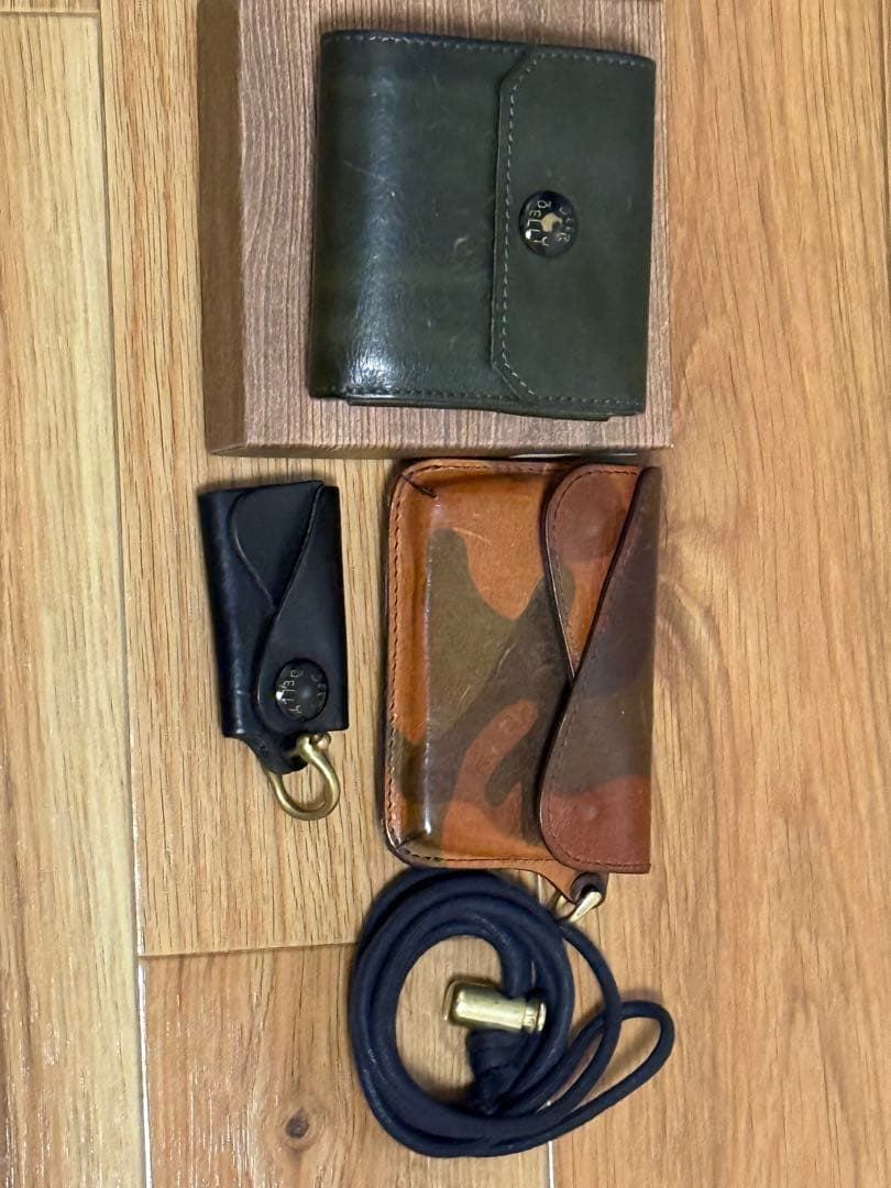 BEERBELLY 3点セット BEERBELLY（ビアベリー） クラッチバッグ レザー ショルダーバッグ