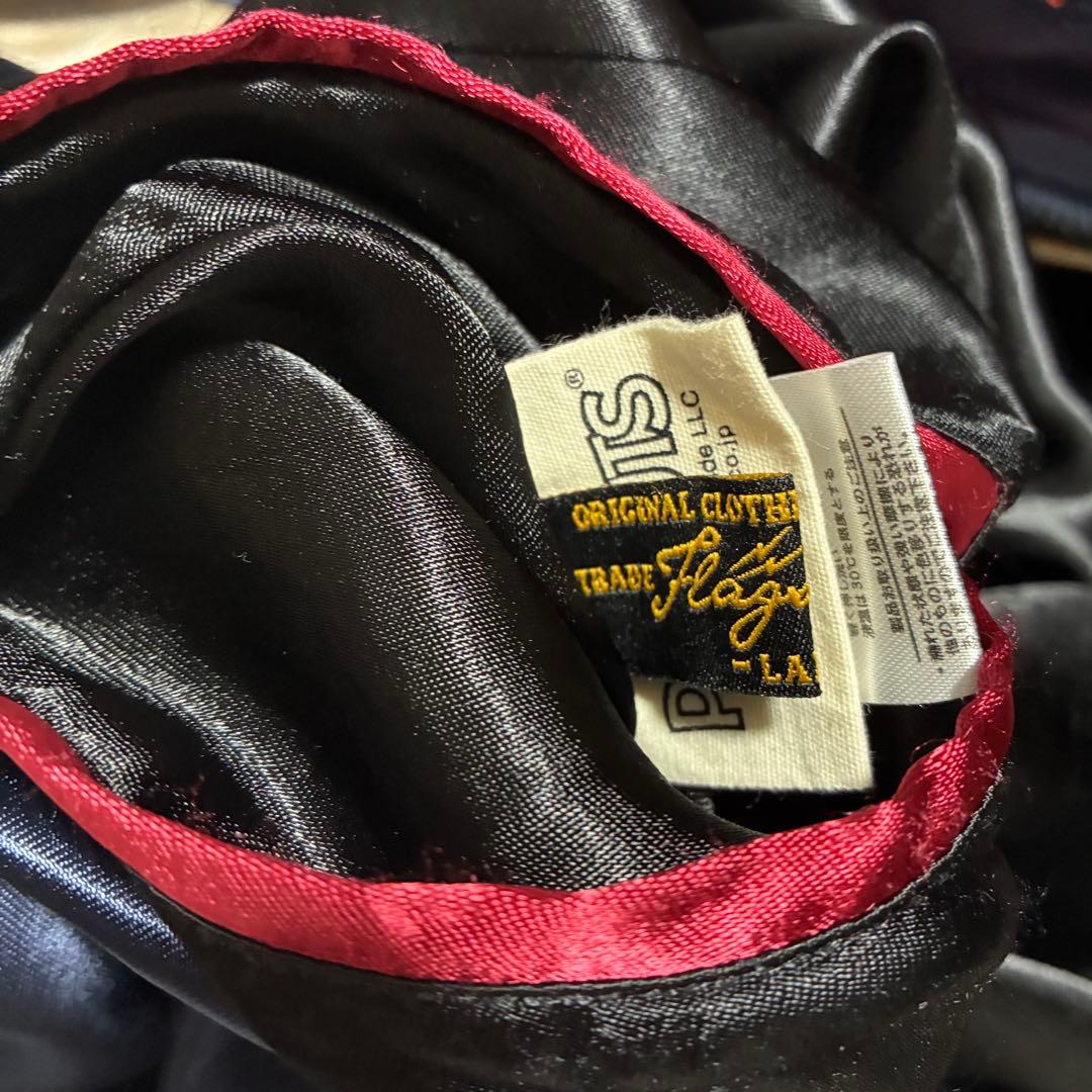 ウ*ー様 スカジャン リバーシブル スヌーピー コラボ 刺繍 L ウ*ー様