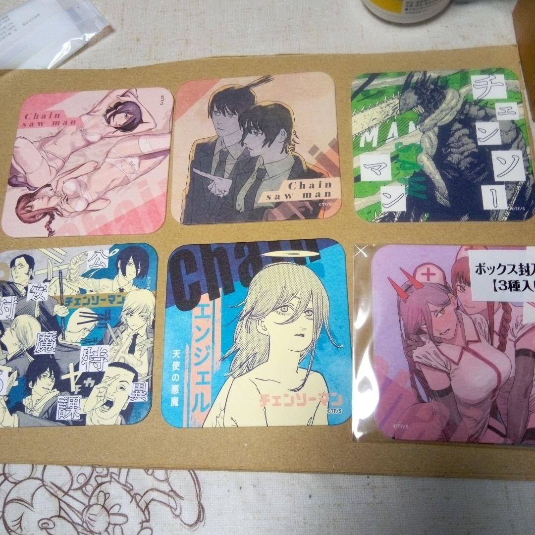 チェンソーマンアートコースター原作絵柄 全45種＋封入特典3種 - メルカリ