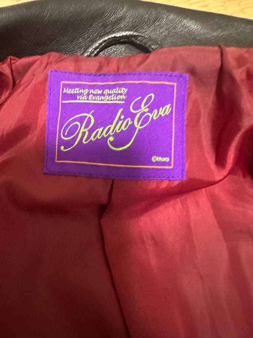 RADIO EVA エヴァ13号機 マリ着用 本革ダブルライダースジャケット L