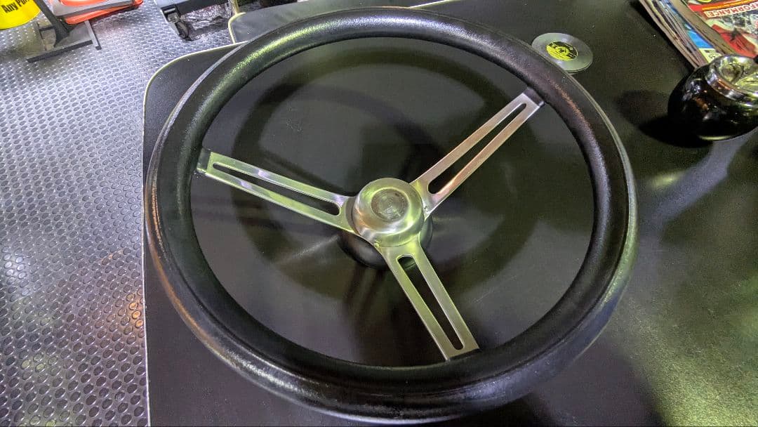 「値下げ致しました！」グランツ ステアリング 3スポーク ボス付き アメ車 ステアリングホイール GRANT グラント クラシック ウォルナット