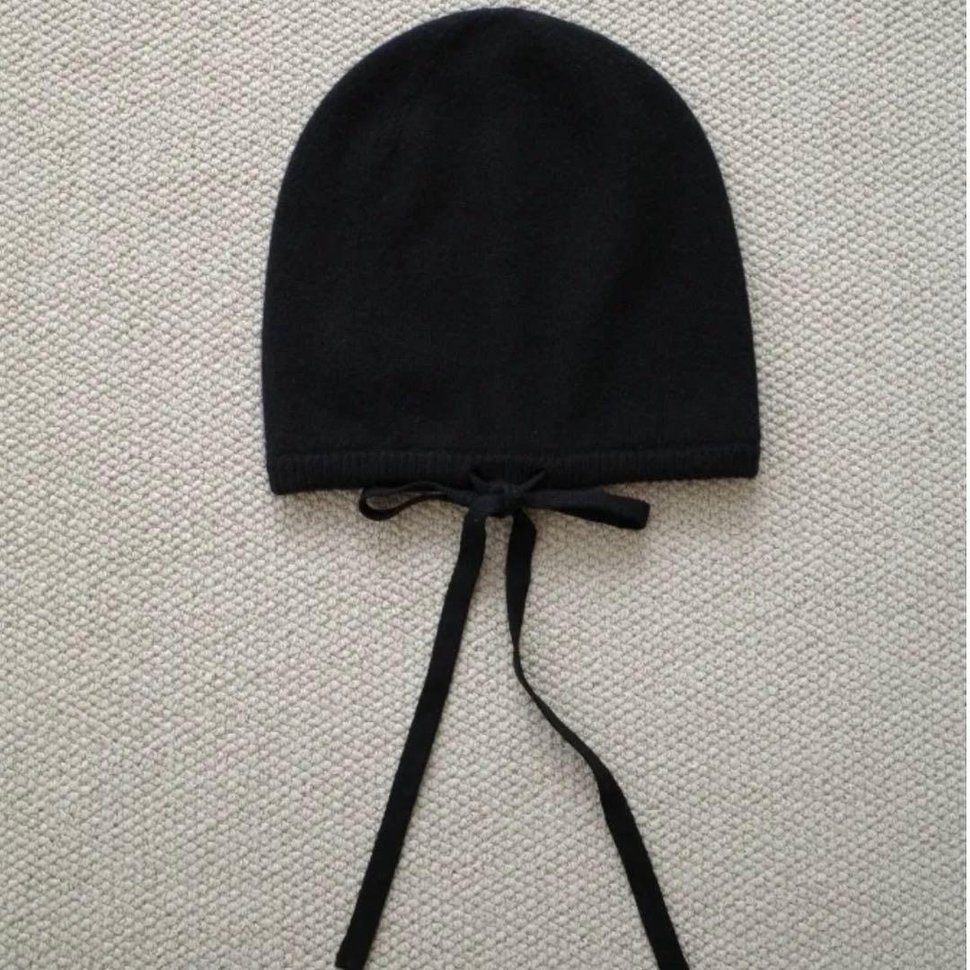 帽子 Backtail Knit Beanie black/ROSARYMOON Backtail Knit Beanieが人気で嬉しい🥹 作ってよかったー