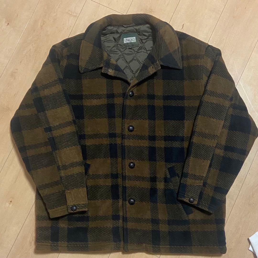 激レア】80s OLD UNIQLO フリースジャケット チェック柄 - メルカリ