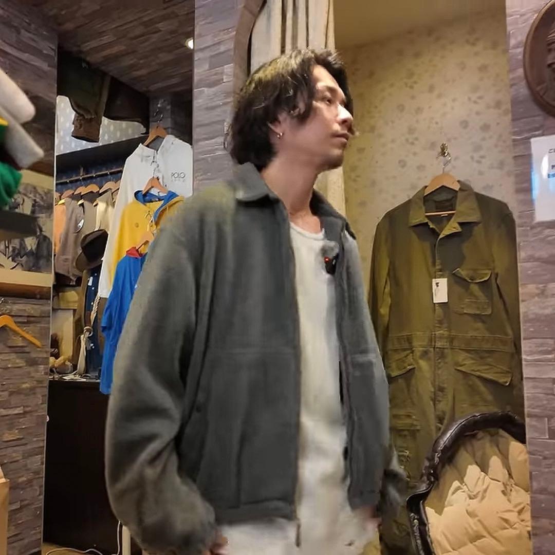 希少 美品 USA製 古着 90's ラルフローレン フリース スイングトップ