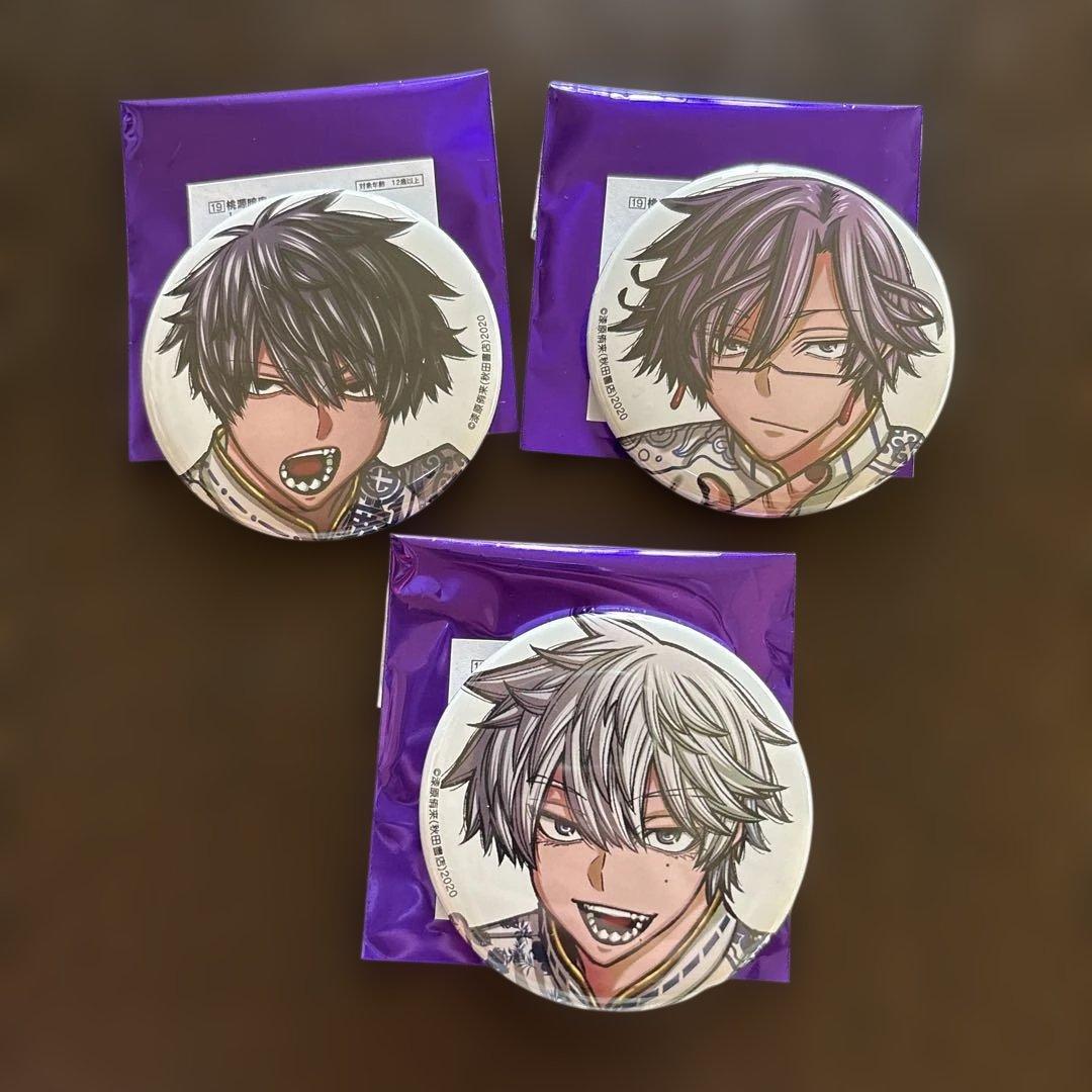 桃源暗鬼 C107 缶バッジ桃尾旋律桃華月詠桃角桜介 - メルカリ