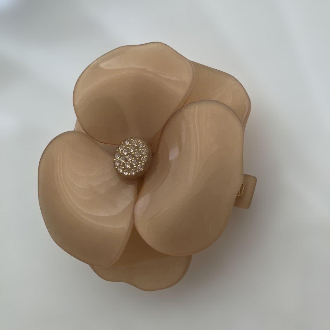 国内正規店購入 アレクサンドルドゥパリ フラワー バレッタ ヘアアクセ