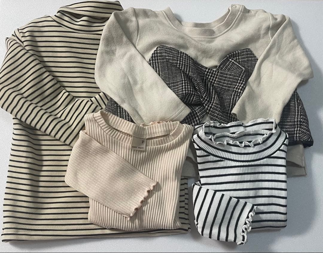 女の子子供服 90サイズ まとめ売り プティマイン 保育園着 - メルカリ