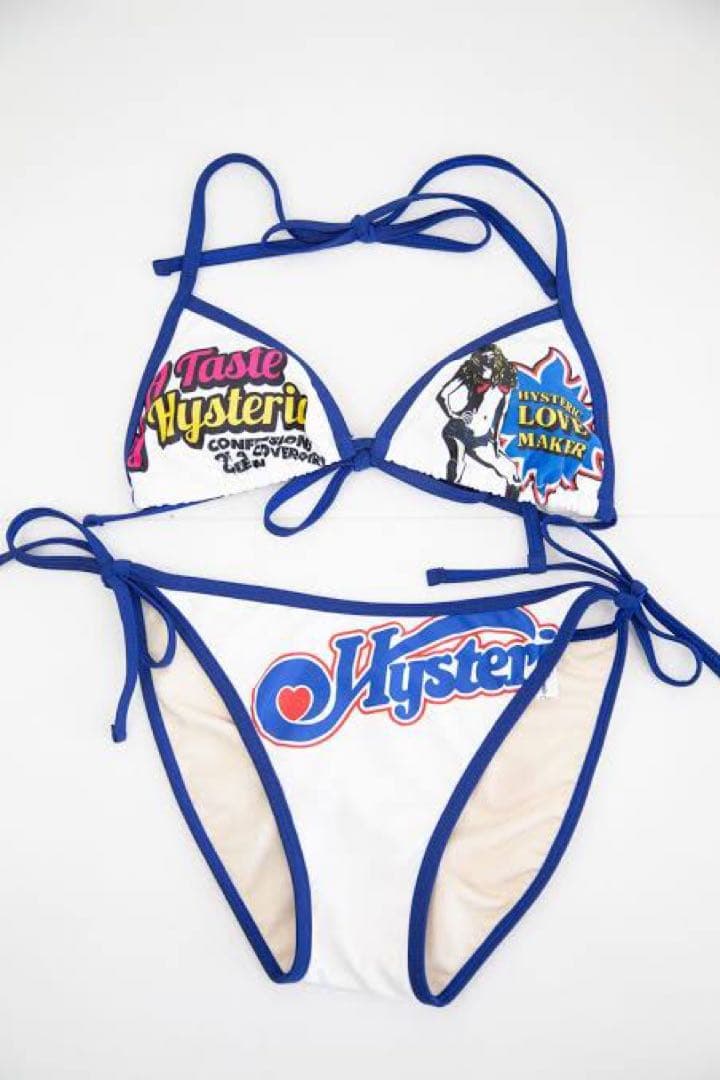 ヒステリックグラマー　ビキニ HYSTERIC GLAMOUR - SCRATCH FEVER ビキニ / ホワイト | Tempt