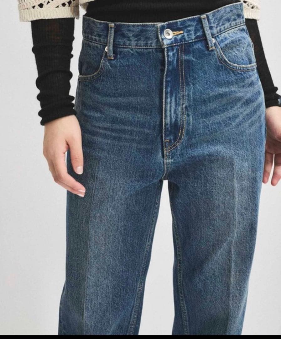 新品未使用　アダムエロペ　ジーンズ　38 ADAM ET ROPE'（アダムエロペ） ジーンズ スリム テーパード デニム