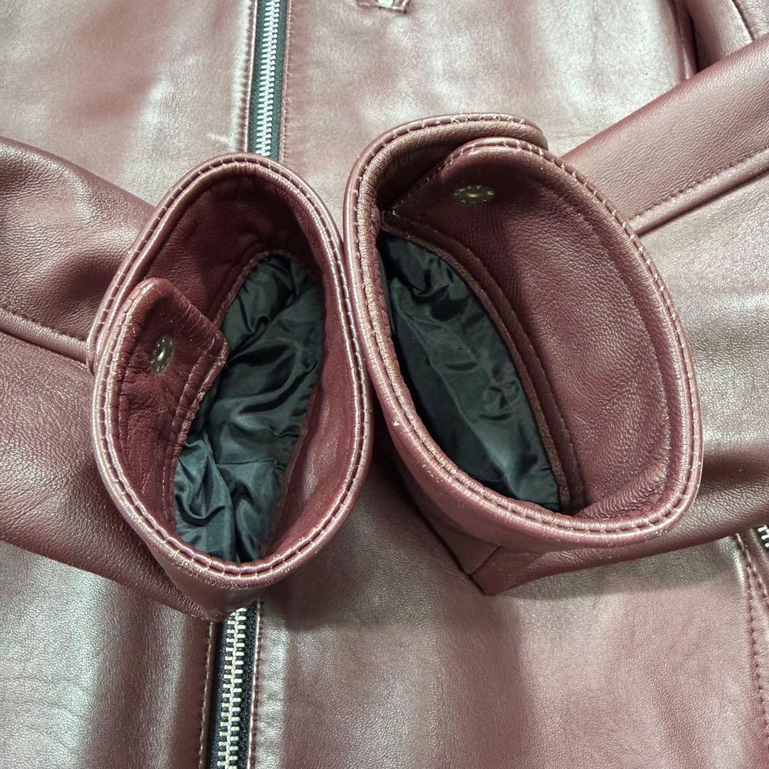 ラトルトラップ シープレザーシングルライダースジャケット 羊革