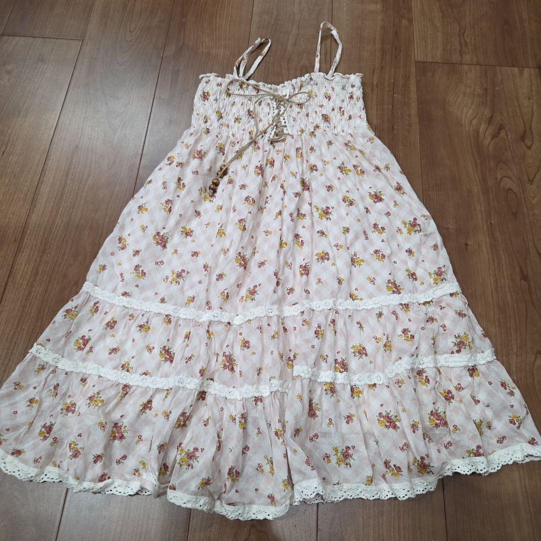 y2k 姫ギャル 平成ギャル ワンピース 花柄 - メルカリ