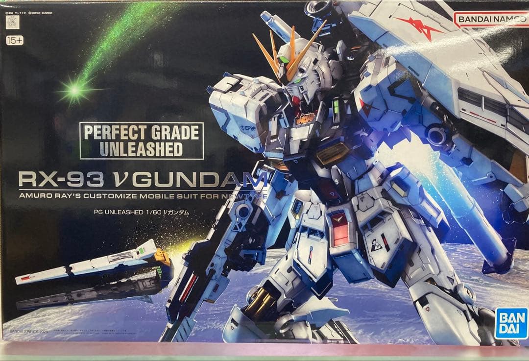 PG UNLEASHED νガンダム PG ν Gundam / Nu Gundam Unleashed 1/60 – GUNNZO