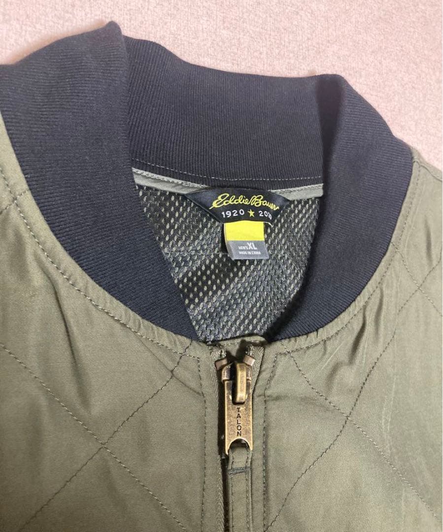 美品 Eddie Bauer 100周年 限定モデル スカイキルト ジャケット - メルカリ