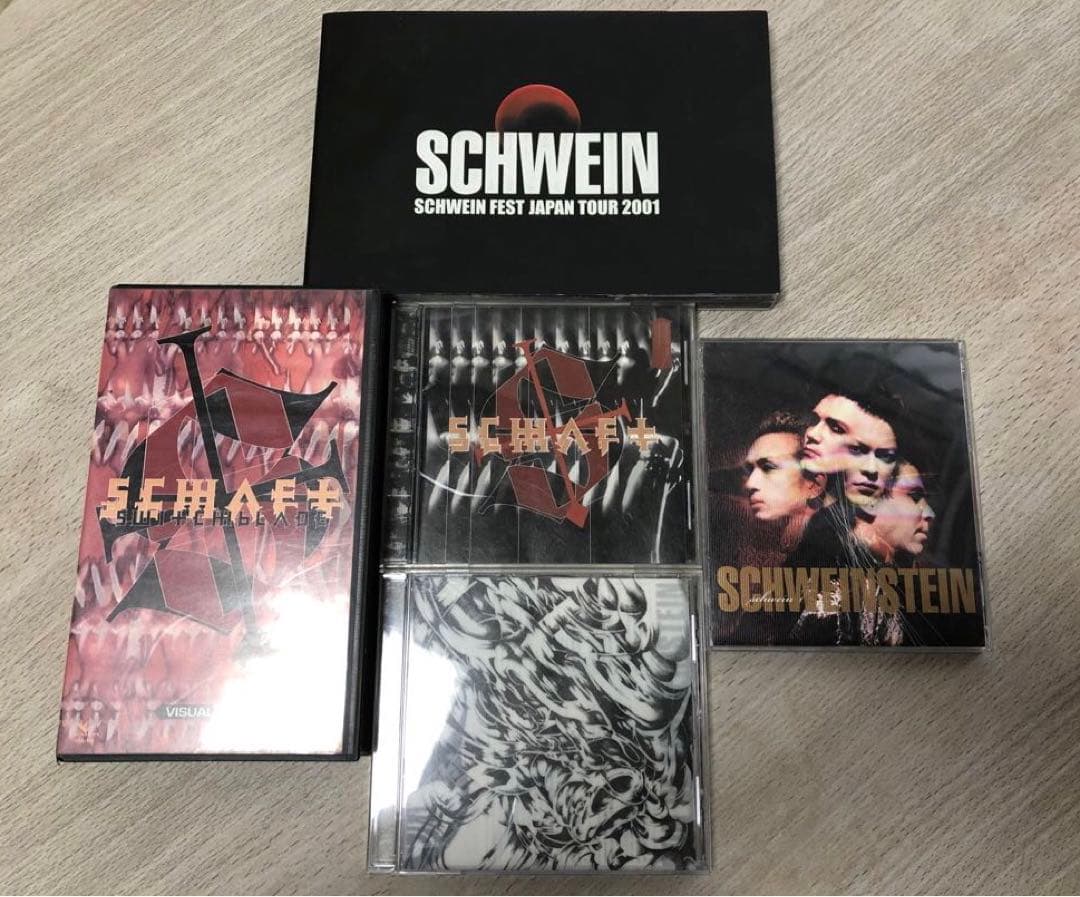 貴重SCHAFT & SCHWEINSTEINまとめ売りVHS CDツアーパンフ This series on VHS subtitled was one of my grails but it took a