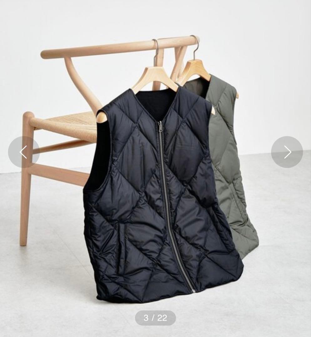 TAION × green label relaxing ダウンベスト　ブラック TAION＞ダウン ベスト （ダウンジャケット・ベスト）｜green label