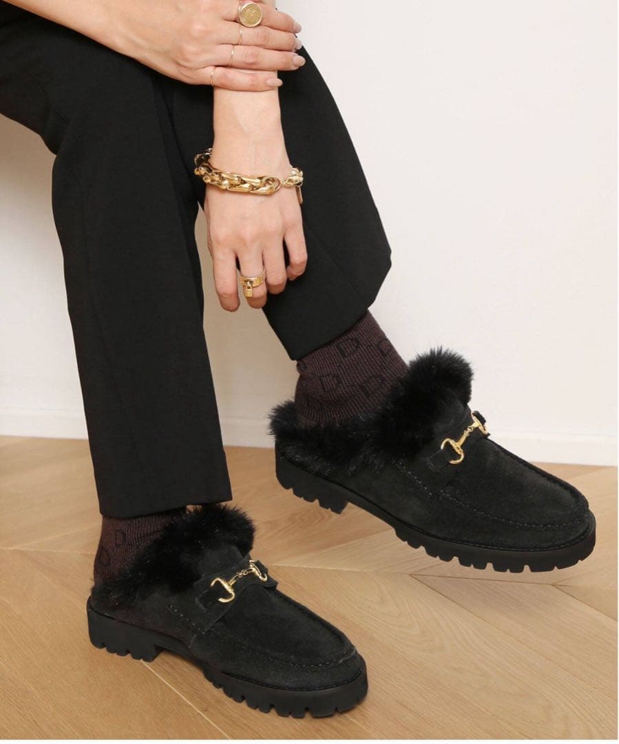 Deuxieme Classe別注 CAMINANDO ファー スリッポン 36 一目惚れした【CAMINANDO/カミナンド】のファースリッポン | Marisol