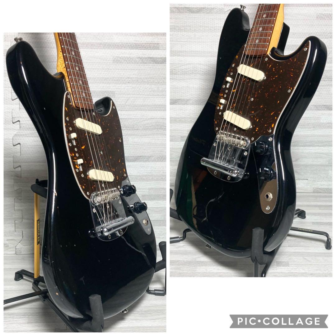Fender Japan ムスタング MG69 エレキギター ブラック - メルカリ