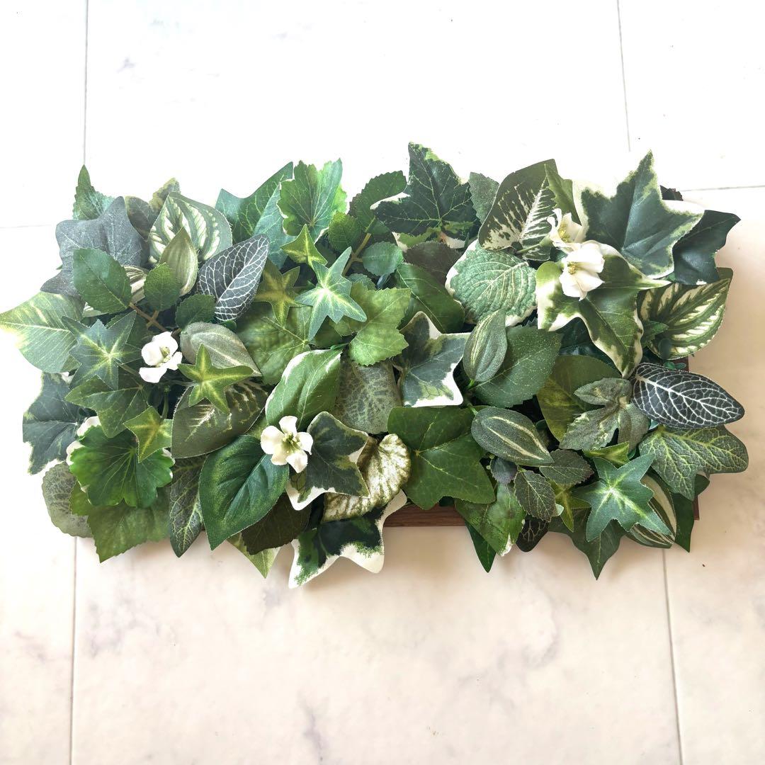 光触媒加工ウォールグリーン フェイクグリーン3枚組 - メルカリ