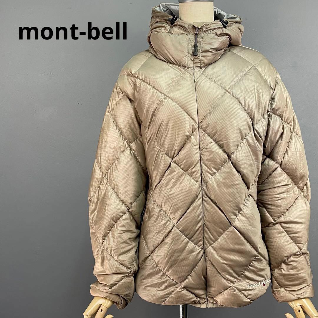 正規品 モンベル ライトアルパインダウンパーカ キルティング 刺繍