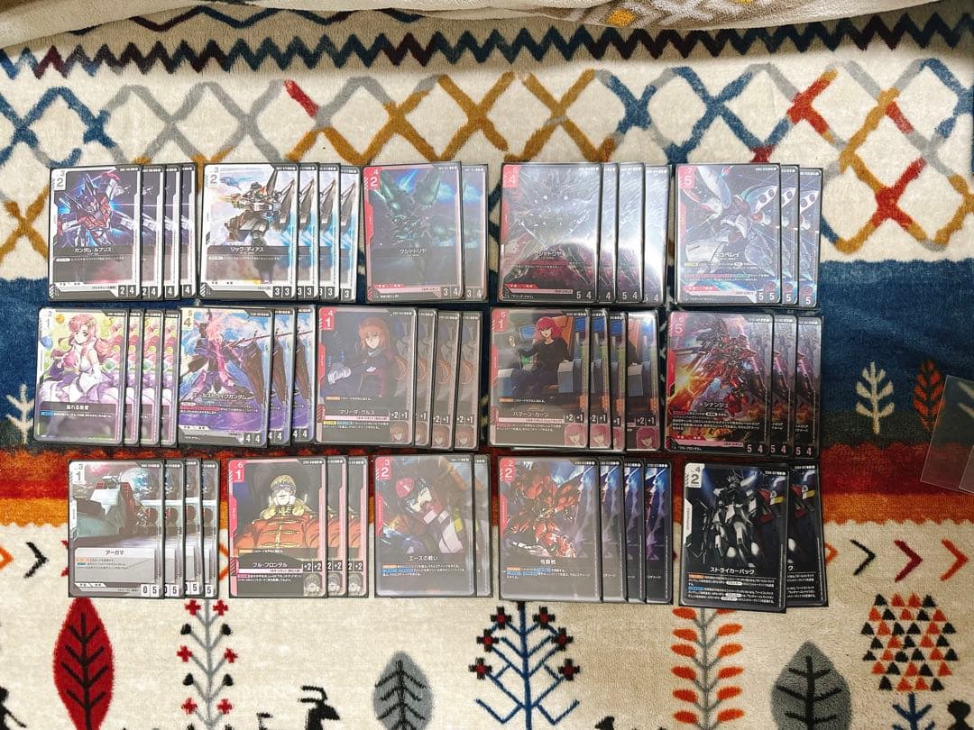 ガンダムカードゲーム　赤白ネオジオン　デッキ ガンダムカードデッキレシピ】赤白ネオ・ジオンデッキ