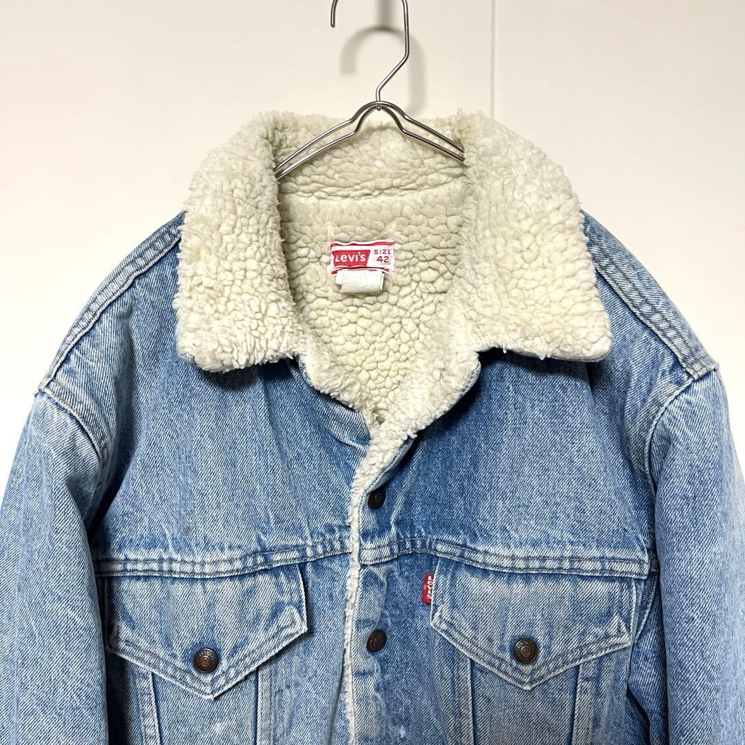70s LEVI'S ボアデニムジャケット 常田大希 菅田将暉 着用 リーバイス