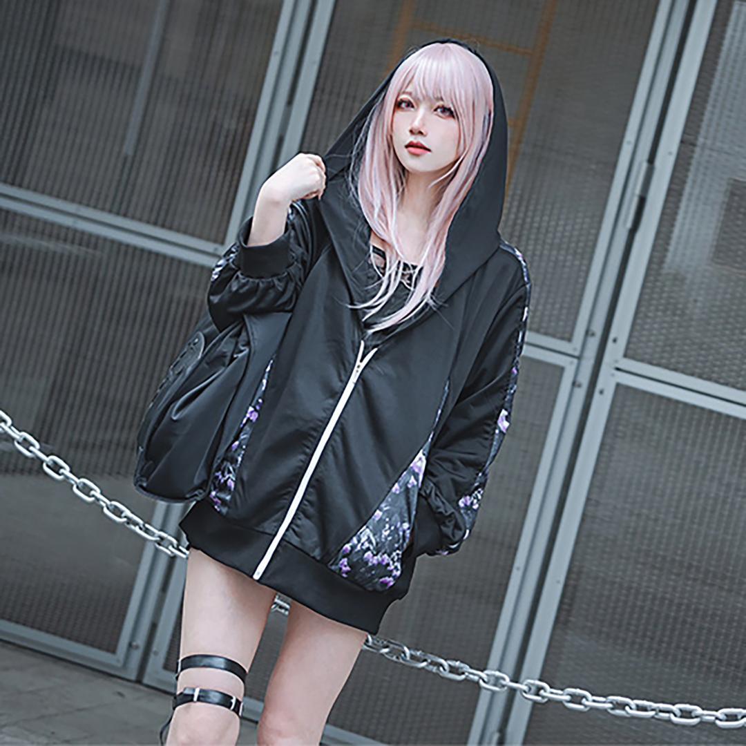 ◇ プロセカ 暁山瑞希 ZOZO 黒 パーカー コスプレ プロジェクトセカイ